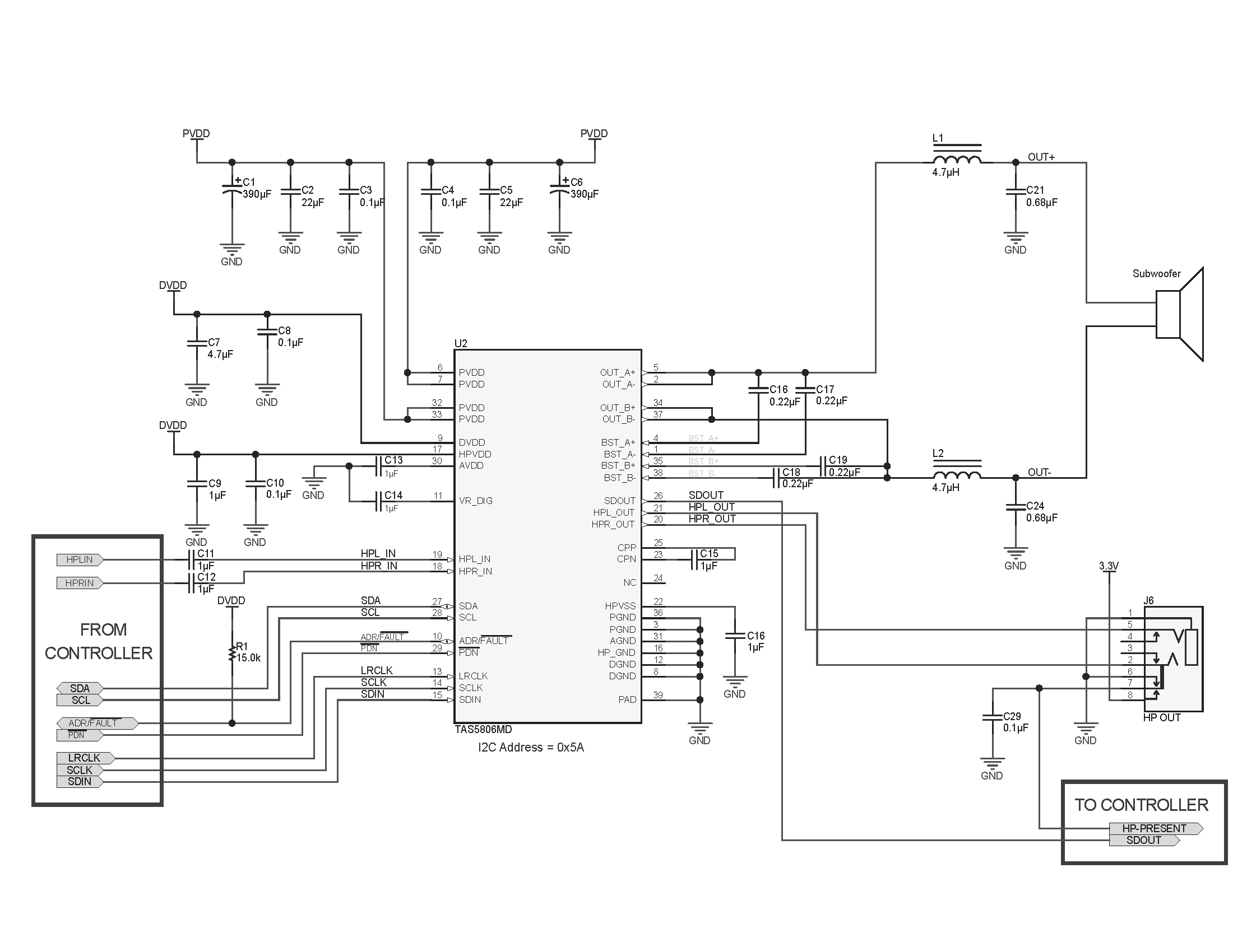 TAS5806MD TAS5806MD Mono PBTL.png